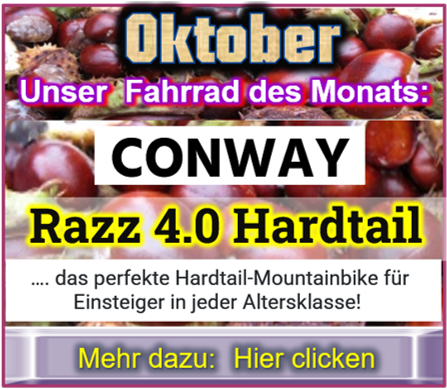 Fahrrad des Monats Oktober
